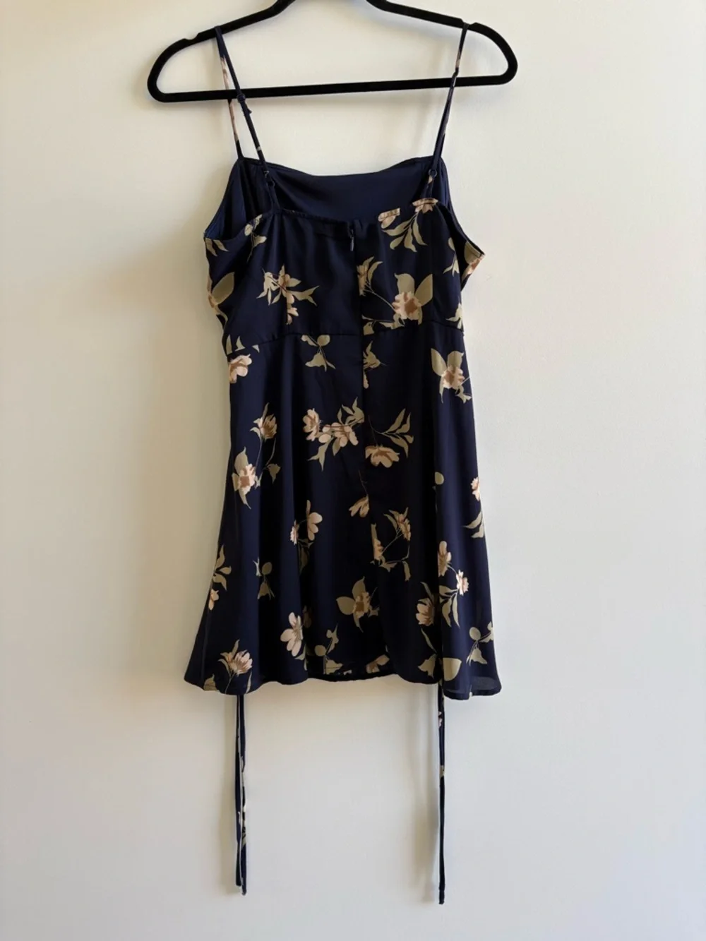 Lulu’s Navy Floral Spaghetti Strap Mini Dress - Picture 9 of 12